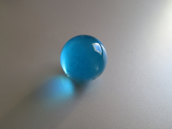 Blue Aquamarine Polished 25mm