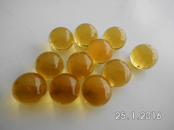 Yellow polished 20mm