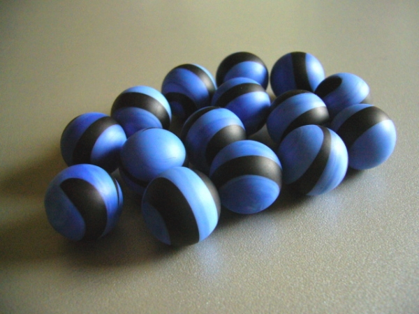 Blue-black with stripes Professional Marble 16.48mm
