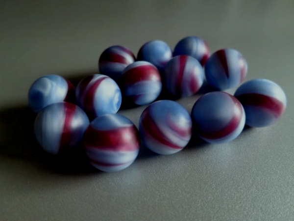 Blue-pink with stripes Professional Marble 16.48mm