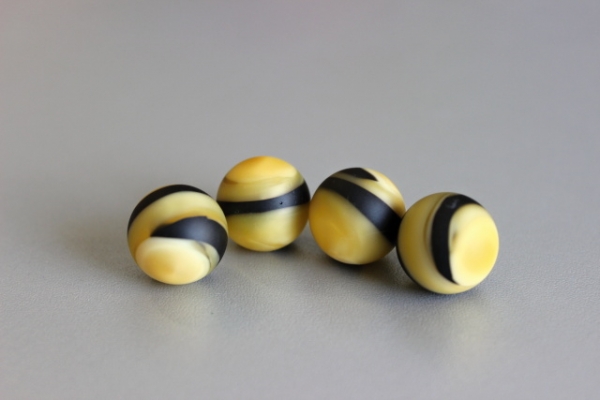 Yellow-black with stripes Professional Marble 16.48mm