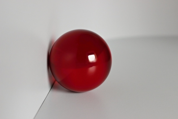 Glass ball red - 50mm