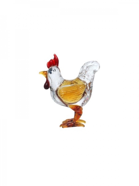 Rooster 7cm - yellow