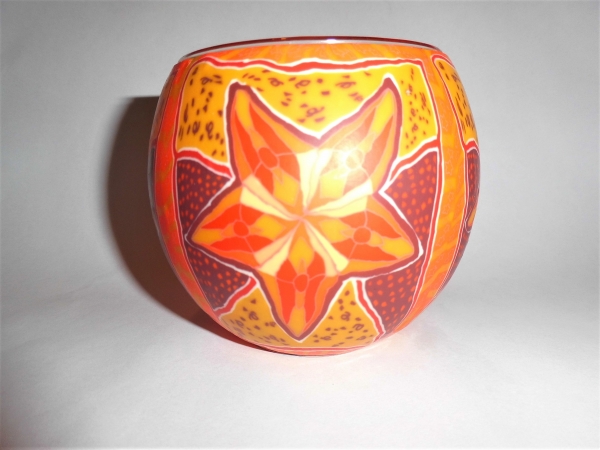 Luminous glass - Red Star