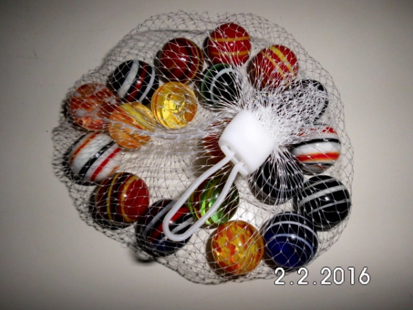 20 Murmeln im Netz, 20mm