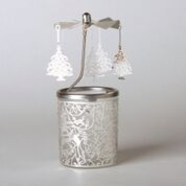 Glass carousel - Christmas tree
